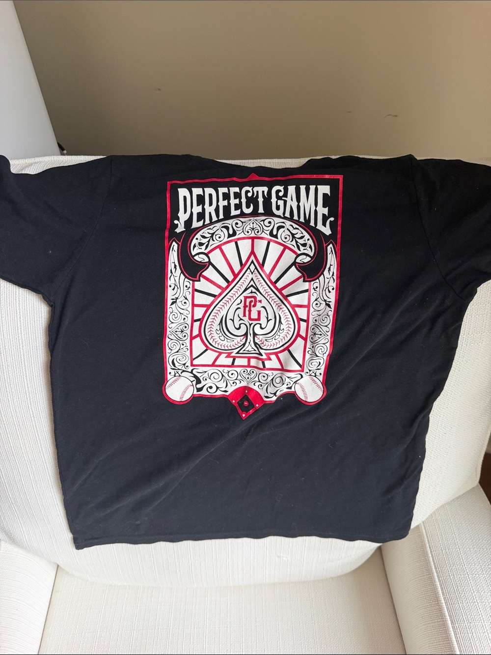 Perfect Game Black Graphic T-Shirt